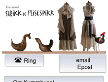 Tablet Screenshot of kvarnhuset.no